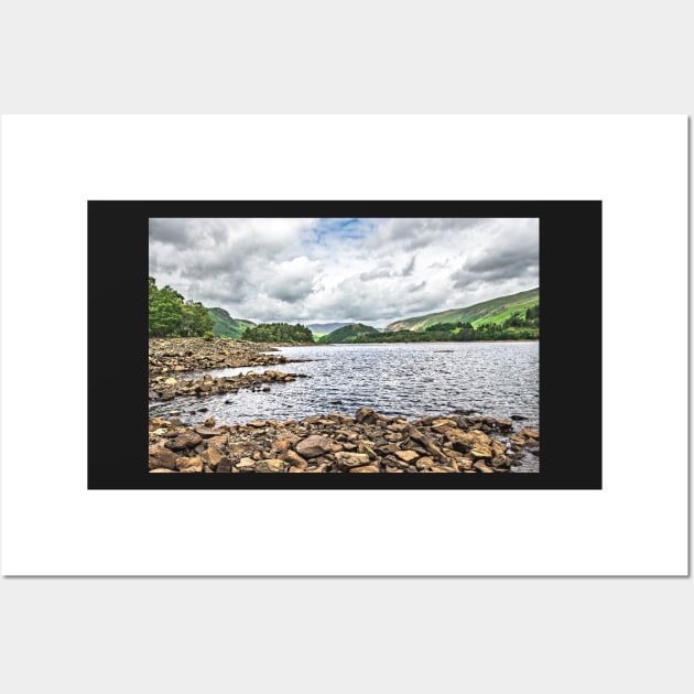 Rocky Shore At Thirlmere Wall Art by IanWL